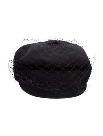 Pre-owned Dior Mesh Cotton Hat In Black