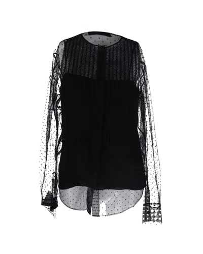 Pre-owned Dior Mesh Crewneck Blouse