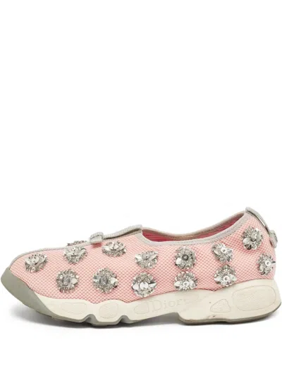 Pre-owned Dior Mesh Fusion Low-top Sneakers
