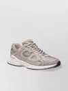 Dior Mesh Panel Rubber Sole Sneakers In Gray
