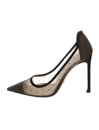 Pre-owned Dior Mesh Pumps W/ Tags In Black