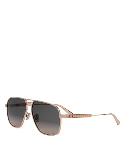 DIOR CANNAGE A1U SQUARE SUNGLASSES, 58MM