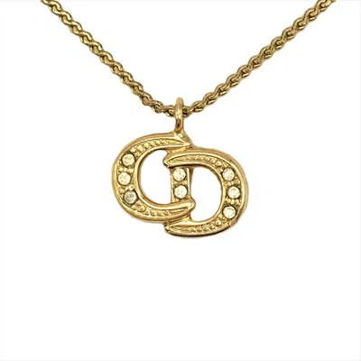 Pre-owned Dior Metal Necklace () In Gold