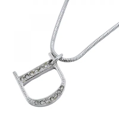 Pre-owned Dior Metal Necklace () In Silver