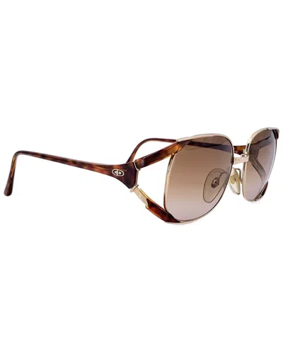 Dior Metal Sunglasses (authentic Pre-loved) In Brown