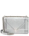 Dior Metallic Calfskin Micro Cannage Ama Medium Shoulder Bag (authentic Pre-loved) In Metallic