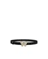 Dior Metamorphose Logo Belt In Black