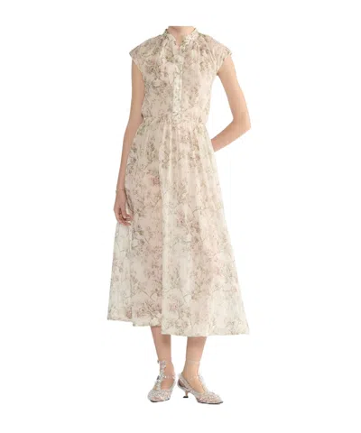 Dior Mid-length Belted Shirtdress In Gray