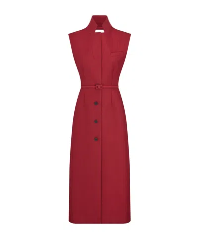 Dior Mid-length Blazer Dress In Red