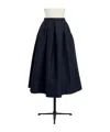 Dior Mid-length Flared Skirt In Blue