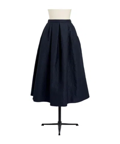 Dior Mid-length Flared Skirt In Blue