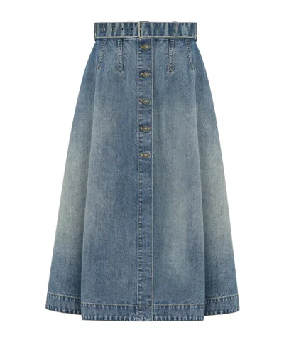 DIOR MID-LENGTH FLARED SKIRT