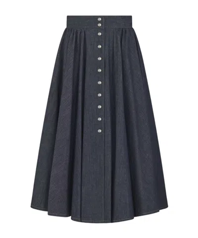 Dior Mid-length Skirt With Snaps
