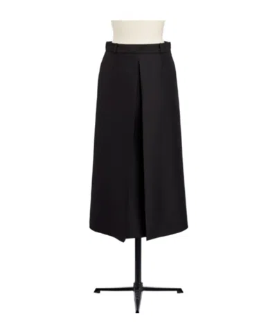 Dior Mid-length Straight Skirt In Black