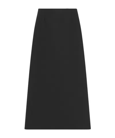 Dior Mid-length Straight Skirt In Black