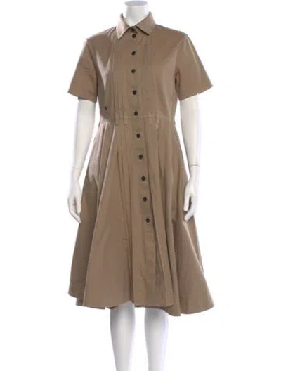 Pre-owned Dior Midi Length Dress In Neutral