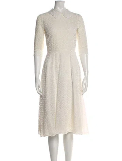 Pre-owned Dior Midi Length Dress In Neutral