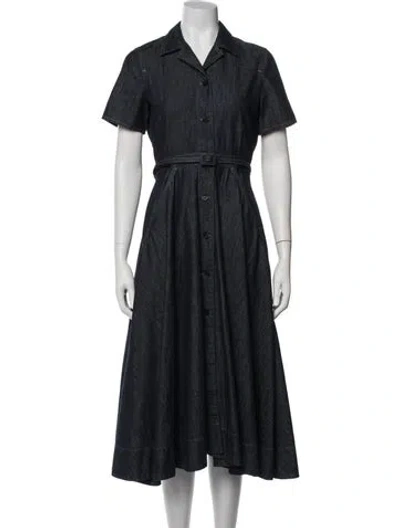 Pre-owned Dior Midi Length Dress W/ Tags In Blue
