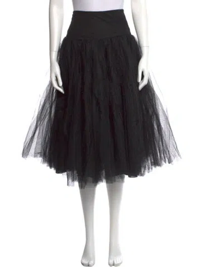 Pre-owned Dior Midi Length Skirt In Black