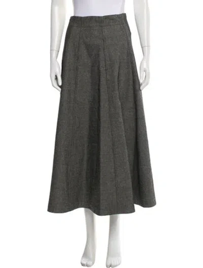 Pre-owned Dior Midi Length Skirt In Gray