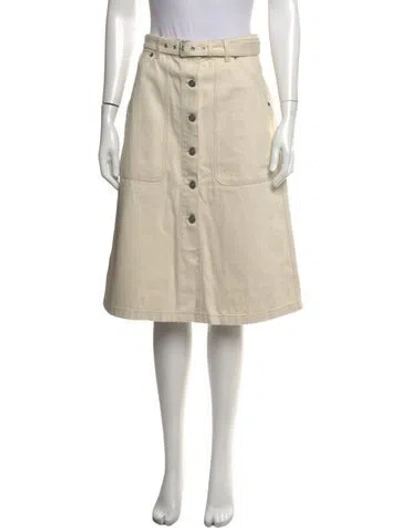 Pre-owned Dior Midi Length Skirt In Neutrals