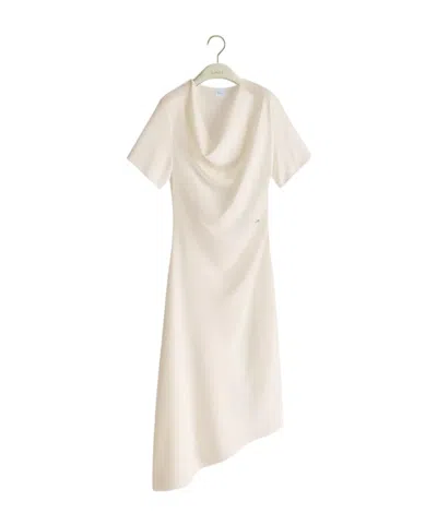 Dior Mid-length Asymmetrical Dress In Neutral