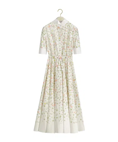 Dior Mid-length Belted Shirtdress In Neutral