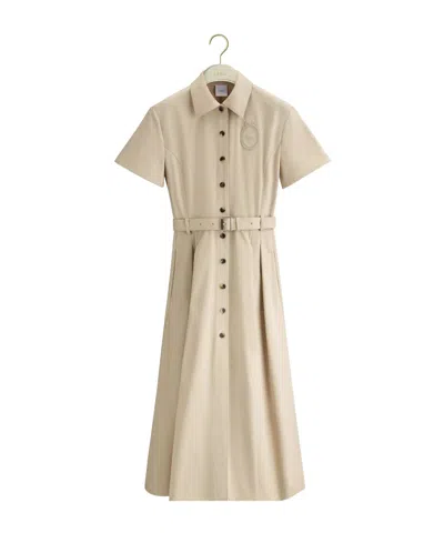 Dior Mid-length  Médaillon Shirtdress In Neutral