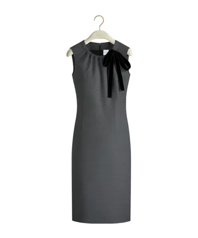 Dior Mid-length Straight Dress In Gray