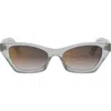 Dior Midnight B1i 53mm Butterfly Sunglasses In Grey/other/smoke Mirror