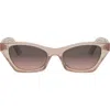 Dior Midnight B1i 53mm Butterfly Sunglasses In Pink / Other / Gradient Smoke