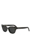 Dior Midnight B2i Cat Eye Sunglasses, 51mm In Dark Havana/smoke