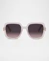Dior Midnight S4i Square Sunglasses In Greyother Gradient Blue