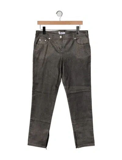 Pre-owned Dior Mid-rise Straight Leg Jeans W/ Tags In Green