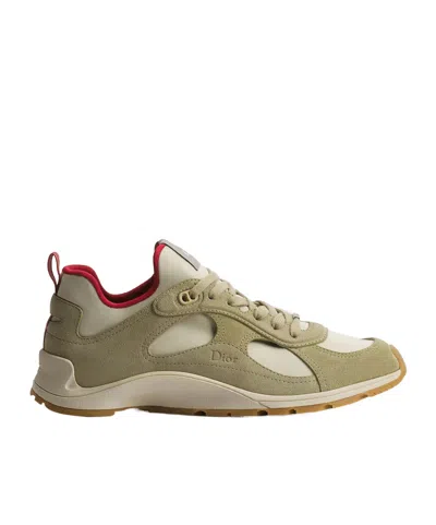 Dior Mile Sneakers In Green