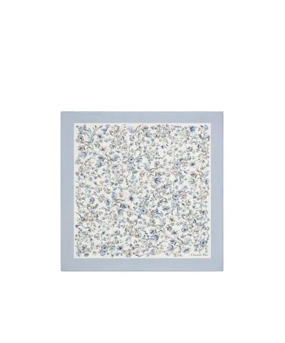 Dior Millefiori 70 Square Scarf In White