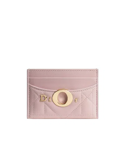 Dior Milly-la-foret Freesia Card Holder In Pink