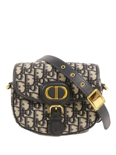 Dior Mini Bobby Shoulder Bag In Blue