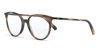 Dior Mini Cd O B1i Women's Glasses, Tortoiseshell, Size 51 In Brown