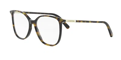 Dior Mini Cd O B6i Women's Glasses, Tortoiseshell, Size 55 In Brown