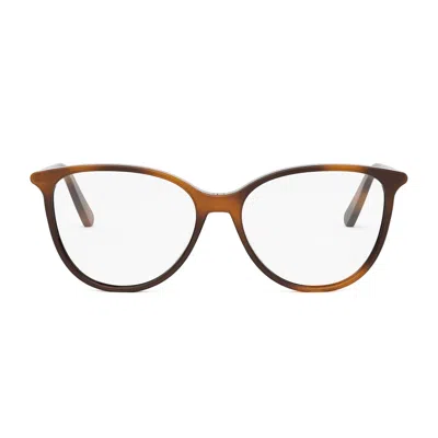Dior Mini Cd O B7i 2600 Havana Glasses In Brown