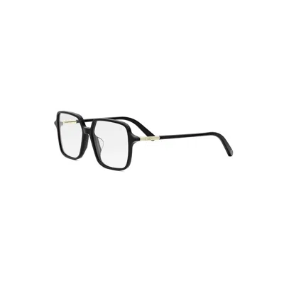 Dior Mini Cd O S2f Demo Square Ladies Eyeglasses Cd50053f 001 53 In Black