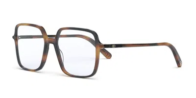 Dior Mini Cd O S2i Women's Glasses, Tortoiseshell, Size 52 In Brown