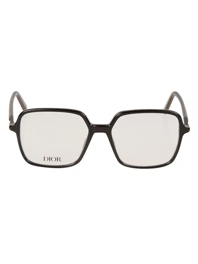 Dior Mini Cd O Sunglasses In Black