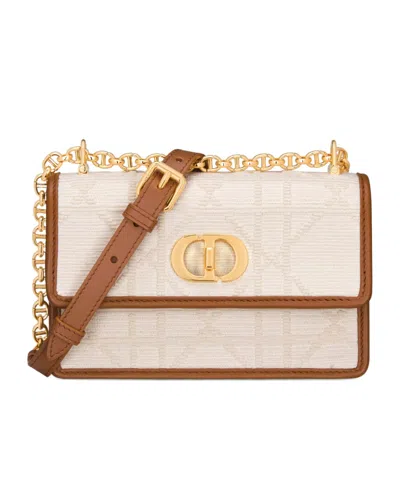 Dior Mini  Caro Shoulder Bag In Nude