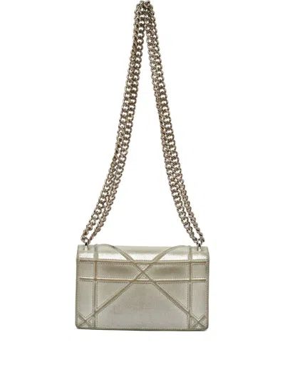 Pre-owned Dior Mini Ama Cross Body Bag In Neutral