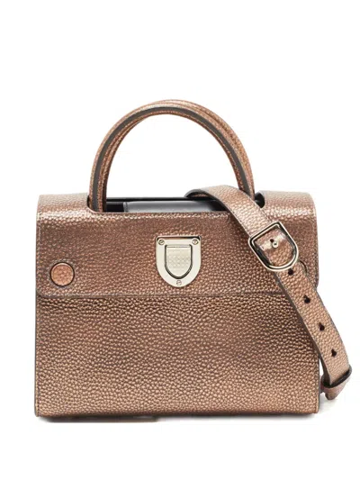 Pre-owned Dior Mini Ever Tote Bag In Brown