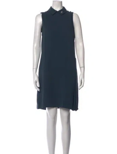 Pre-owned Dior Mini Dress In Green