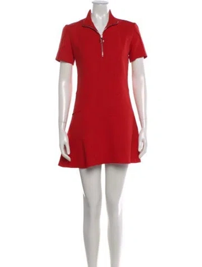 Pre-owned Dior Mini Dress In Red