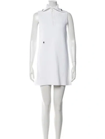 Pre-owned Dior Mini Dress W/ Tags In White